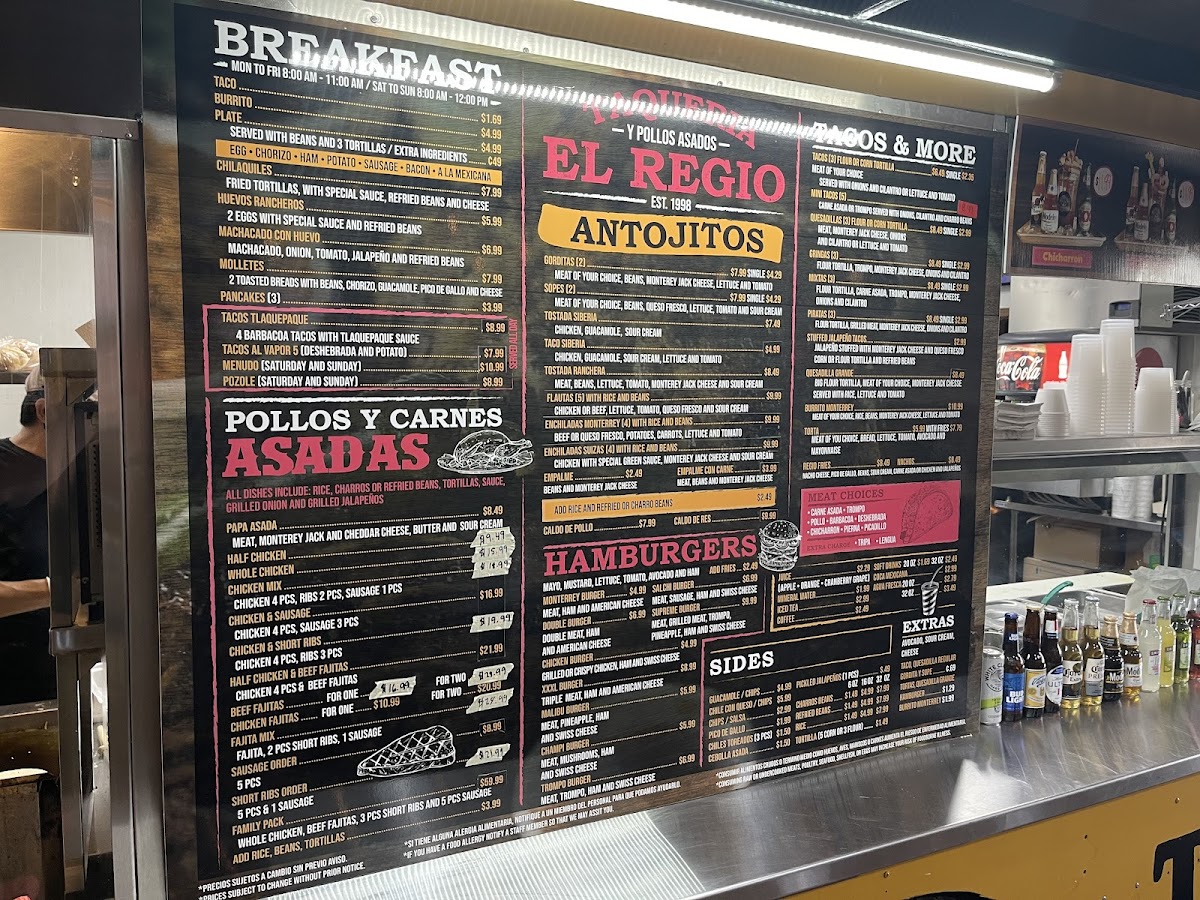 Taqueria Y Pollo Asados El Regio Menu - Image 3