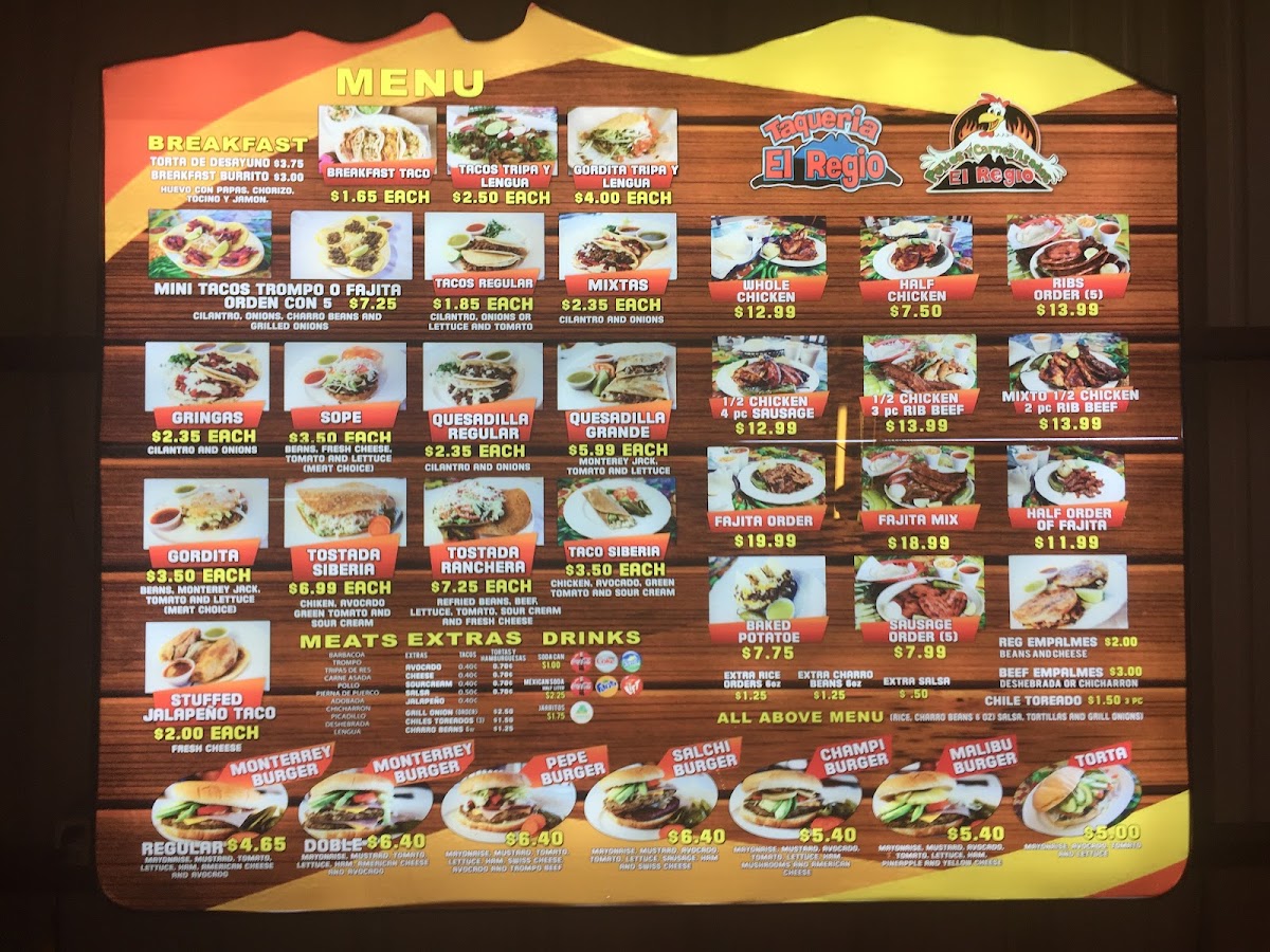Taqueria Y Pollo Asados El Regio Menu - Image 6